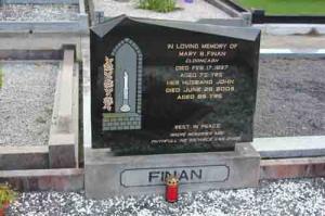 Finan Mary B Clooncagh